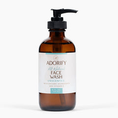 Unscented All-Natural Face Wash | 8 oz (Glass)