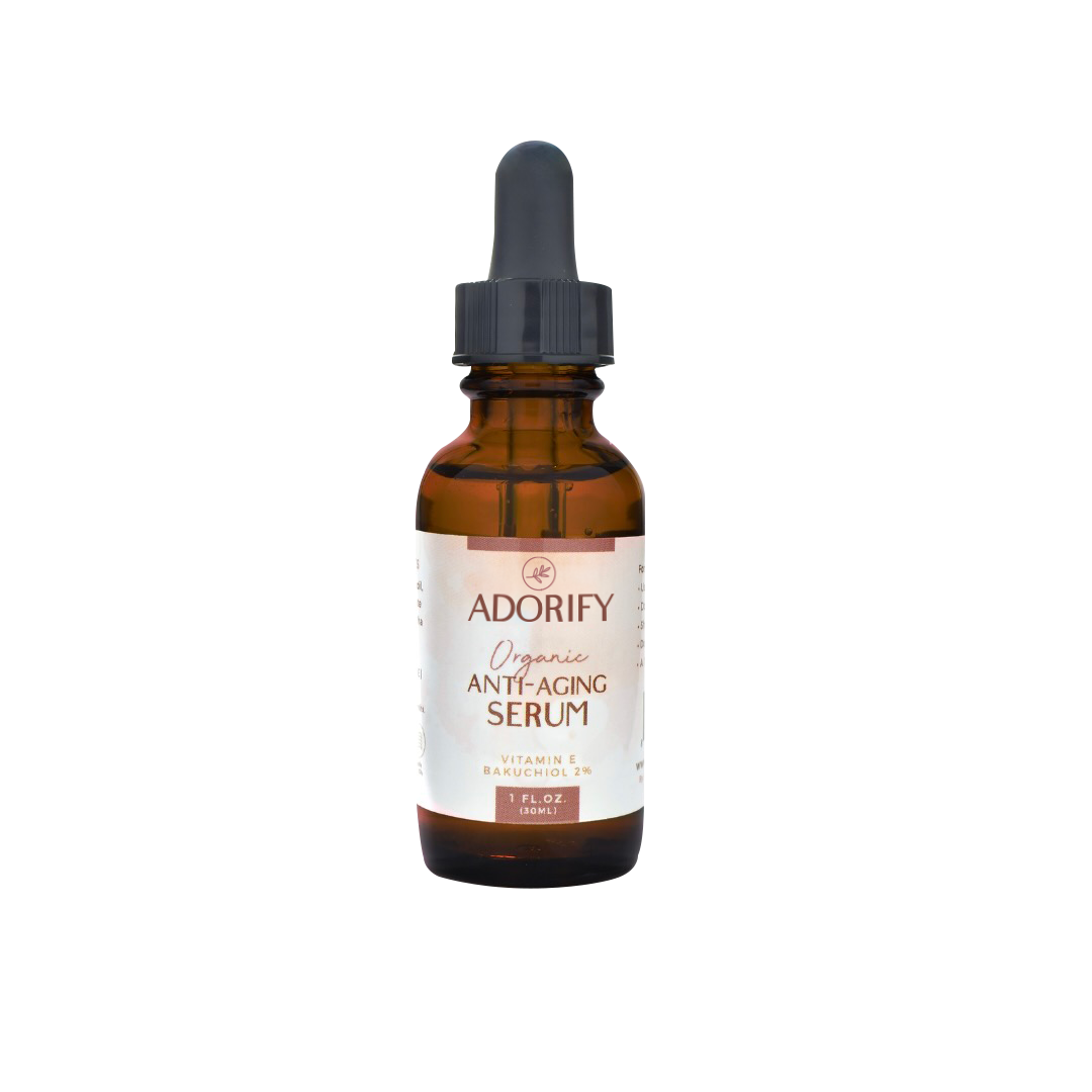 Organic antiaging serum with bakuchiol